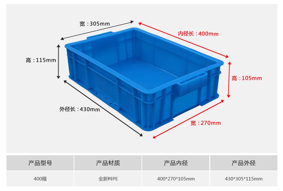 軒盛塑業(yè)400塑料周轉箱